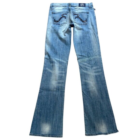 2000'S VTG. RARE ROCK & REPUBLIC STUDDED‎ LOW RISE KASSANDRA JEANS US SZ. 8 - Picture 3 of 5